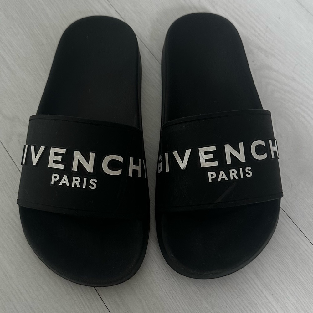 Givenchy Logo Slides Sandals size 35